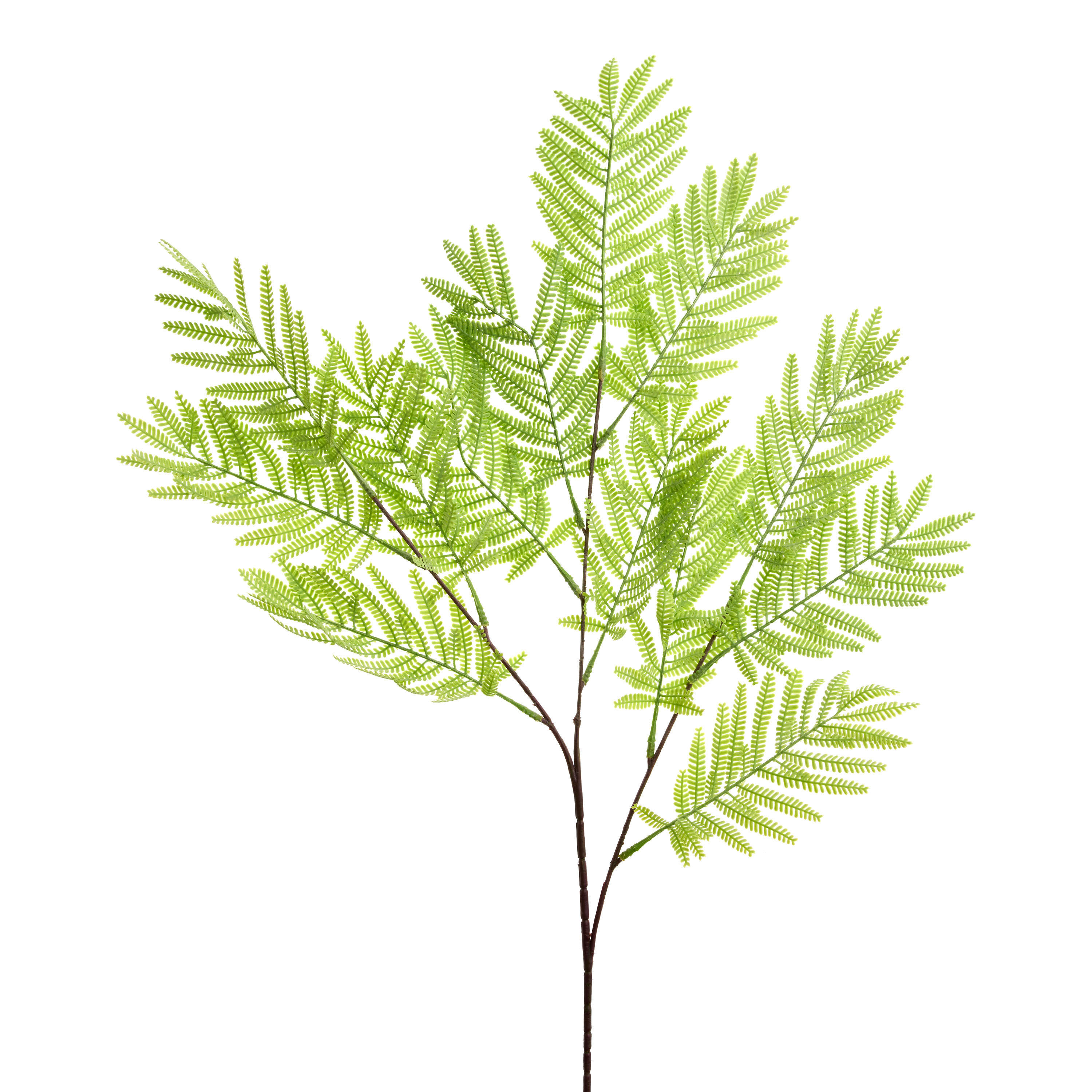 Faux Mimosa Leaves Stem