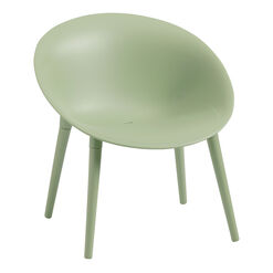 Mactan Green Molded Plastic 3 Piece Outdoor Furniture Set