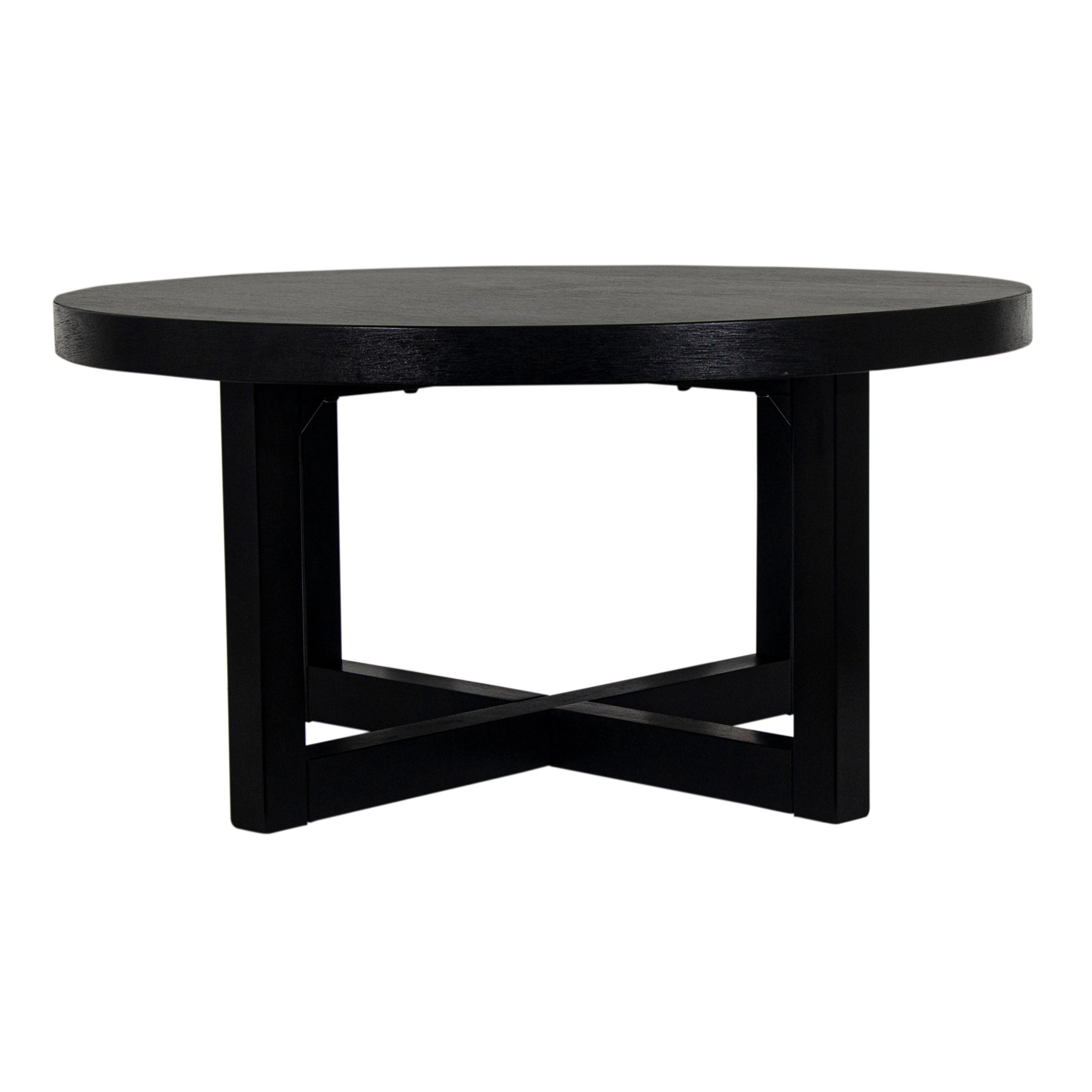 Astell Round Wood X Base Coffee Table