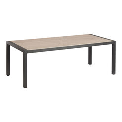 Cordoba Duraboard and Aluminum Outdoor Dining Table