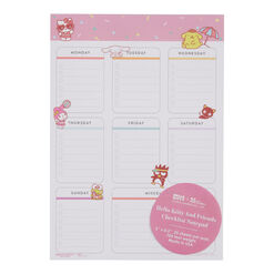 Hello Kitty and Friends Weekly Checklist Notepad