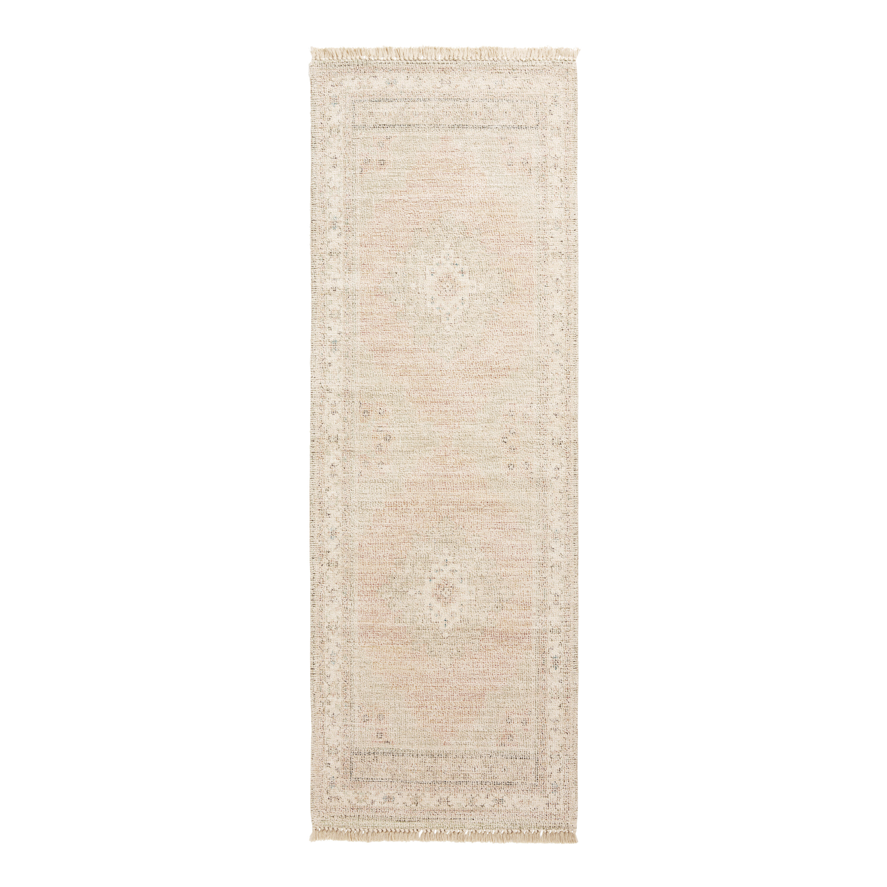 Charlotte Peach and Taupe Wool Blend Area Rug image number 2