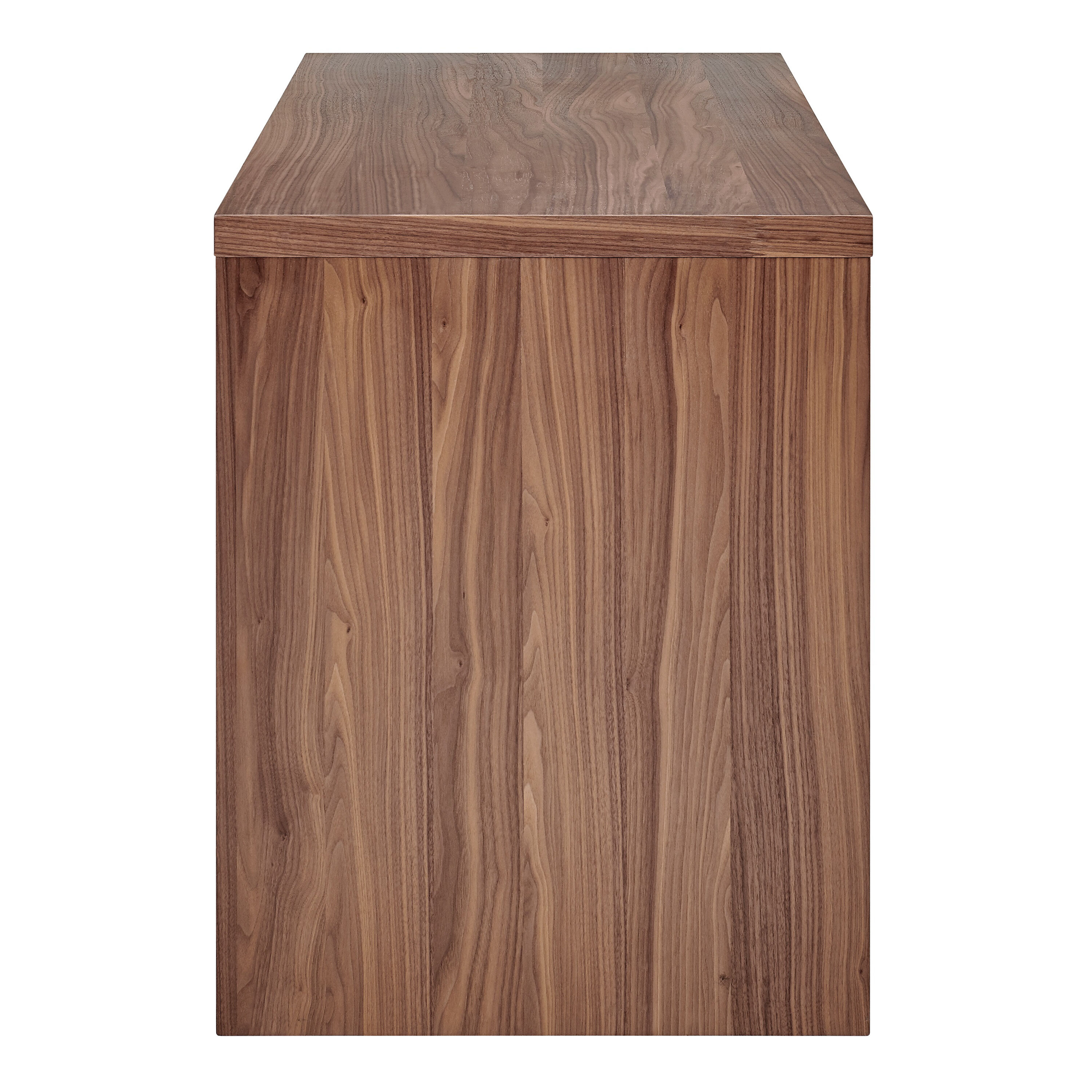 Stenhouse Walnut Brown Wood Modern Desk image number 6
