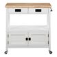 Wood Granby Rolling Kitchen Cart image number 1
