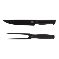 Chopwell Carbon Steel and Ash Wood 2 Piece Knife Set by World Market