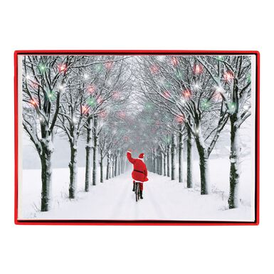 Biking Santa Boxed Holiday Cards 15 Count Biking Santa Boxed Holiday Cards 15 Count