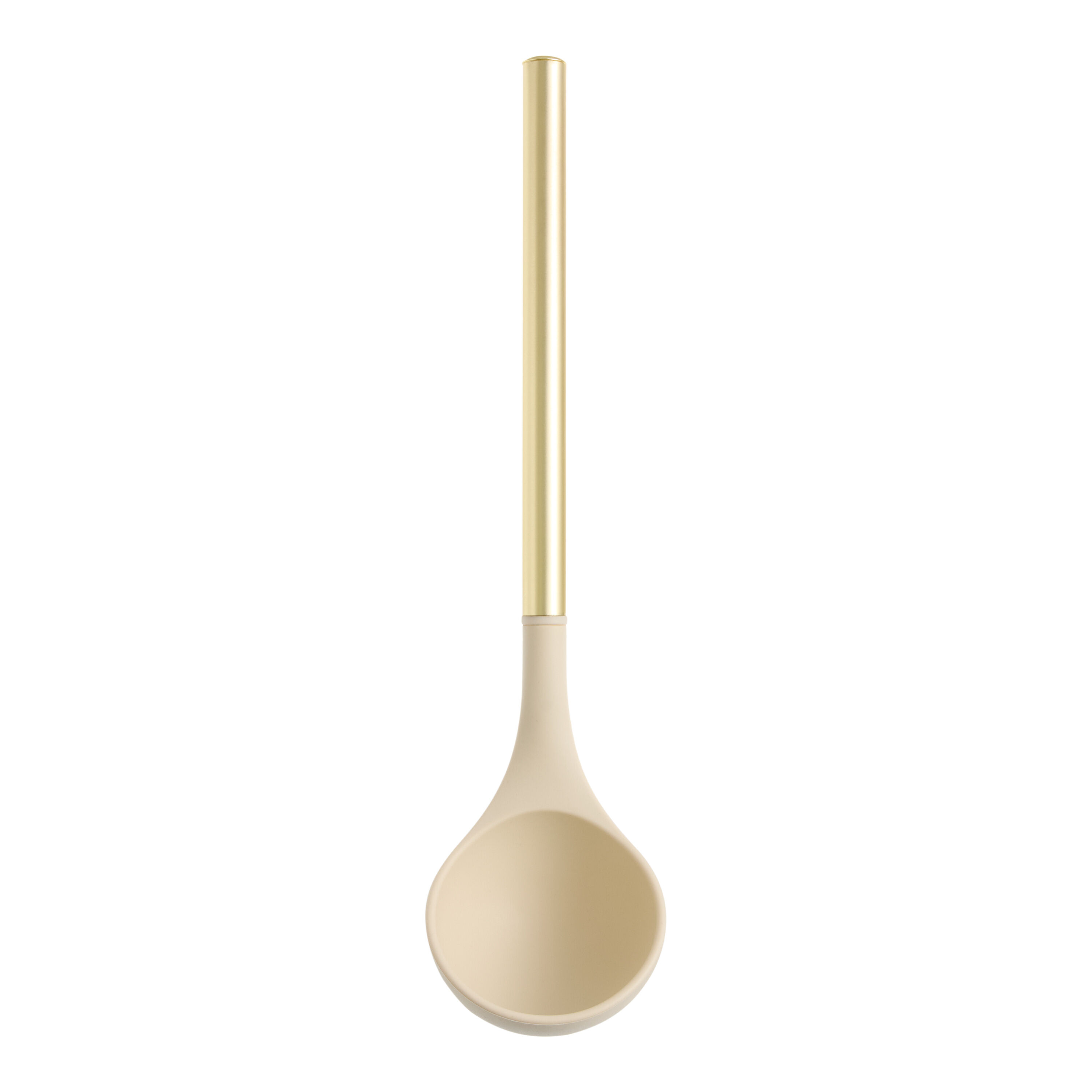 Ivory Silicone and Gold Steel Kitchen Utensil Collection image number 3