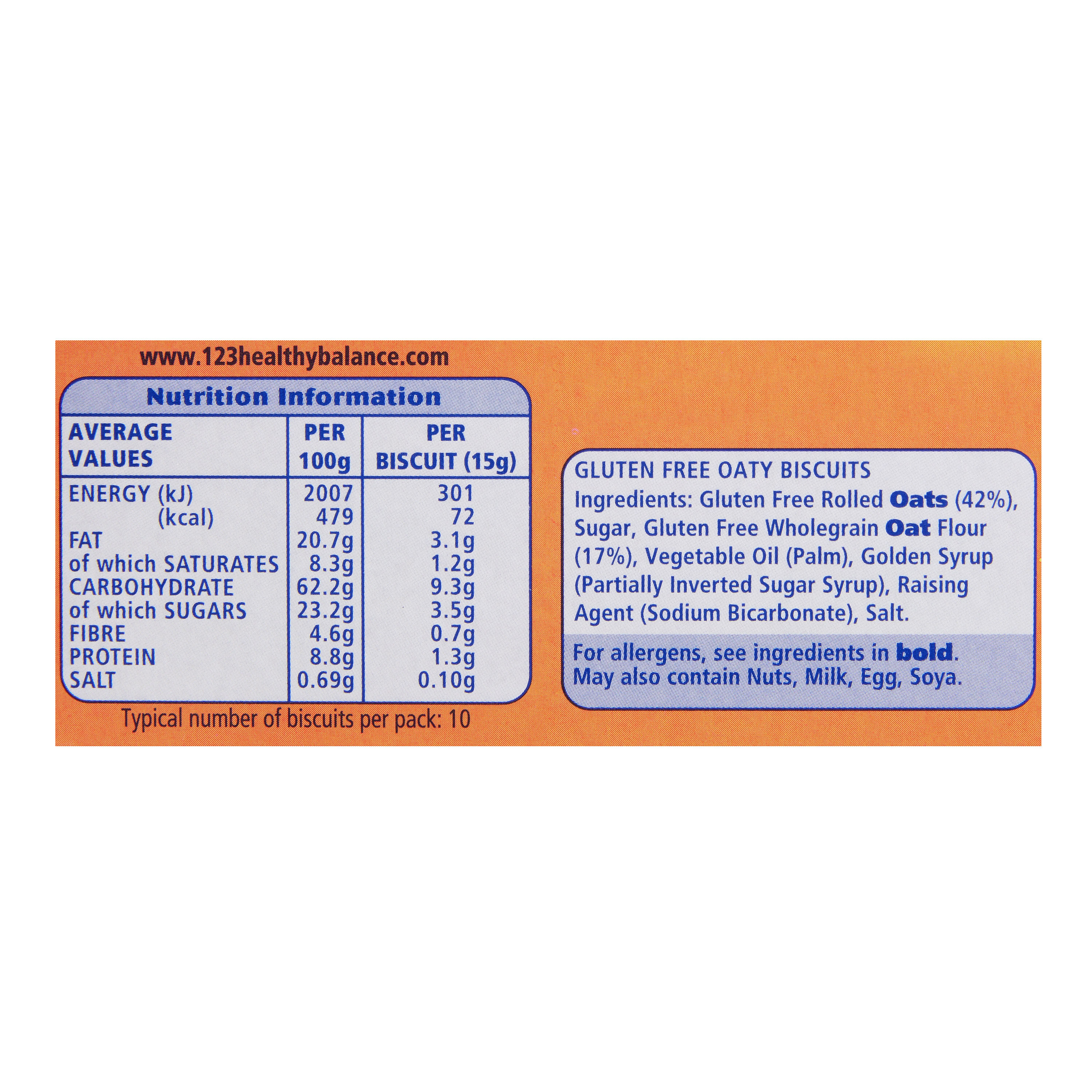 McVite's Gluten Free HobNobs Biscuits image number 1