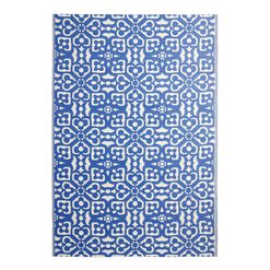 Rio Blue Sorrento Tile Reversible Indoor Outdoor Floor Mat