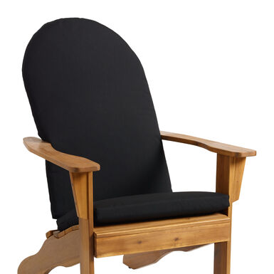 Sunbrella Black Canvas Adirondack Chair Cushion Sunbrella Black Canvas Adirondack Chair Cushion