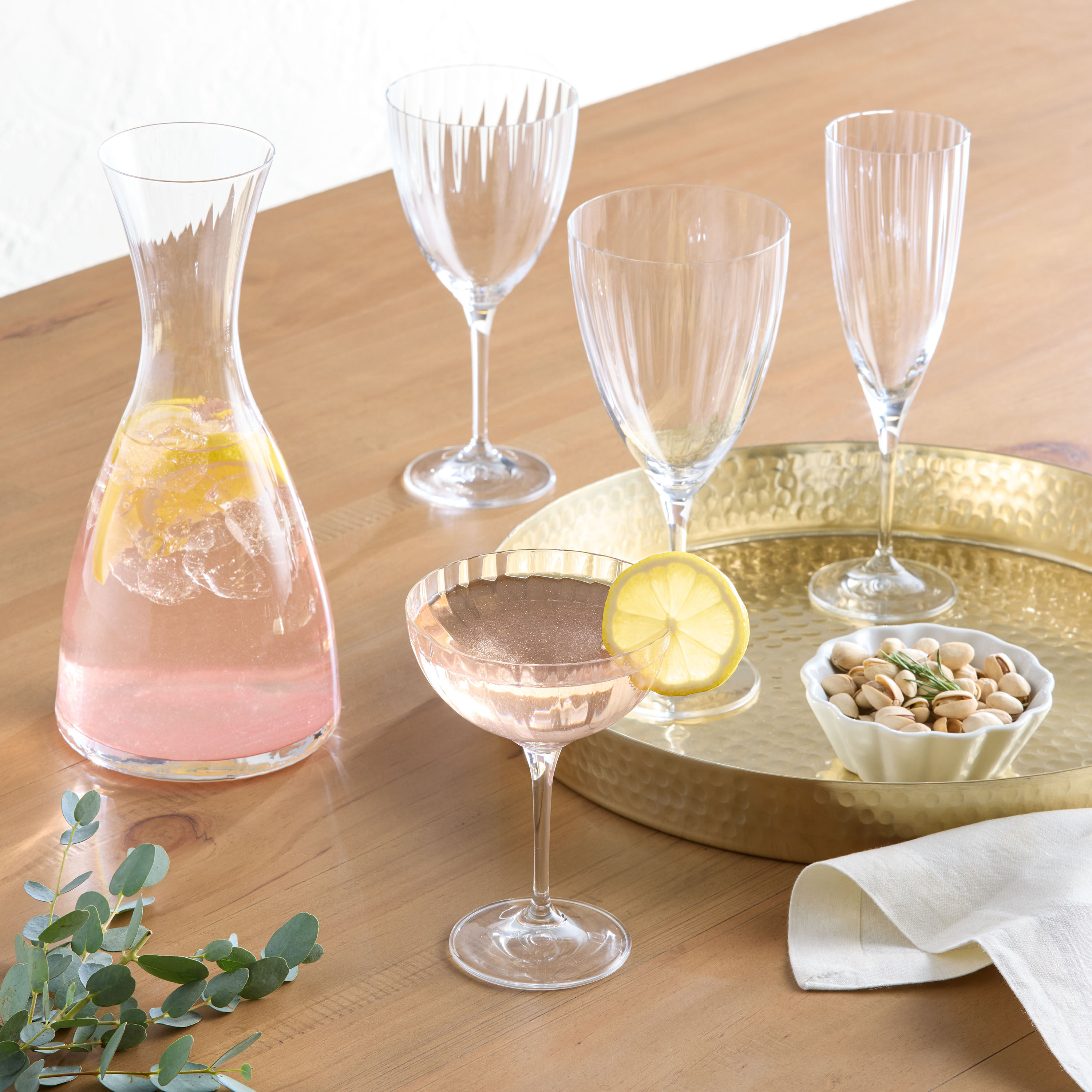 Kate Optic Coupe Glasses Set of 6 World Market