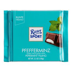 Ritter Sport Peppermint Dark Chocolate Bar