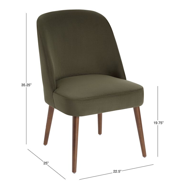 Codie Curved Back Upholstered Dining Chair image number 5