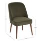 Codie Curved Back Upholstered Dining Chair image number 4