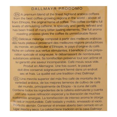 Dallmayr Prodomo Ground Coffee 17.6 Oz. Dallmayr Prodomo Ground Coffee 17.6 Oz.