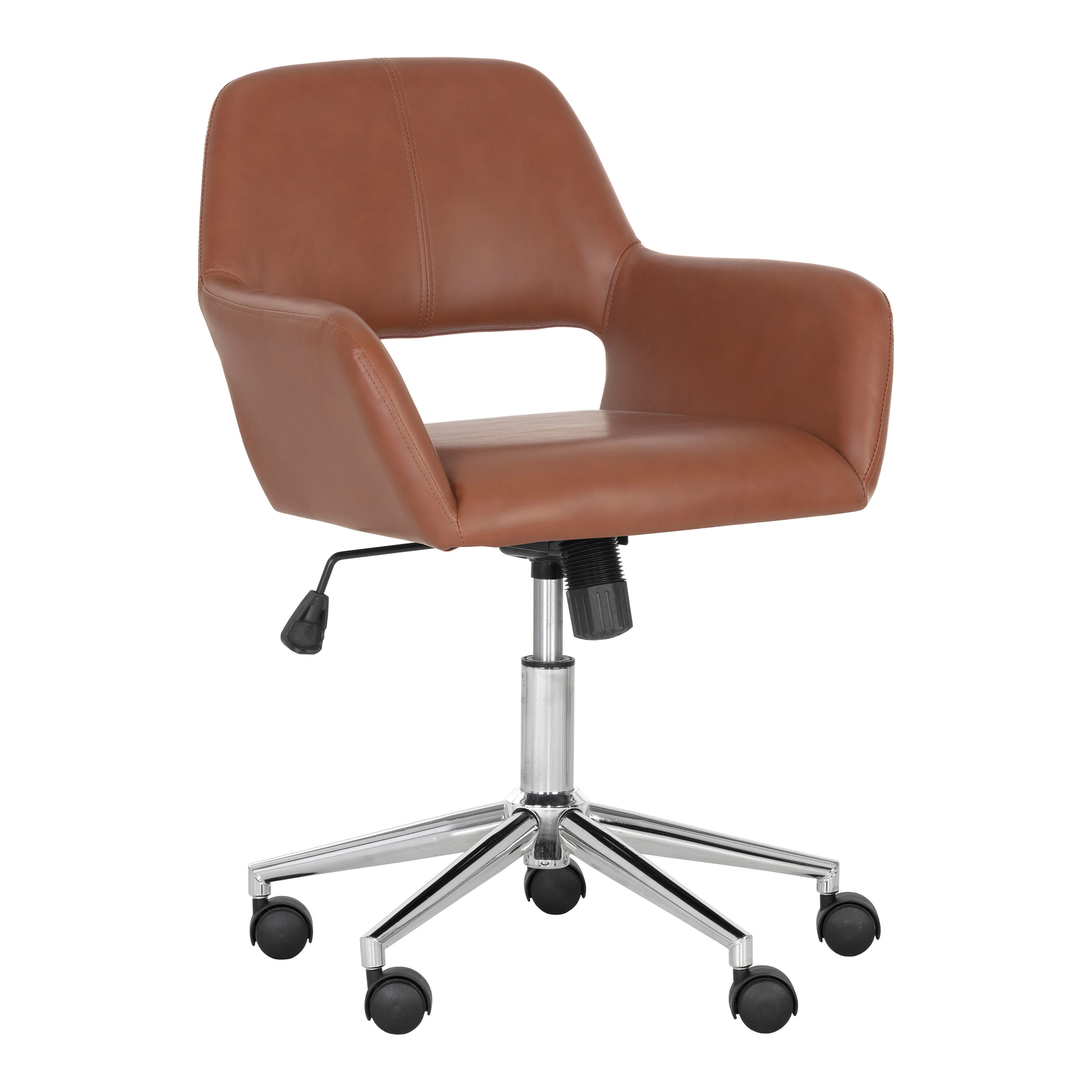 Tyler Bi Cast Leather Molded Office Chair World Market