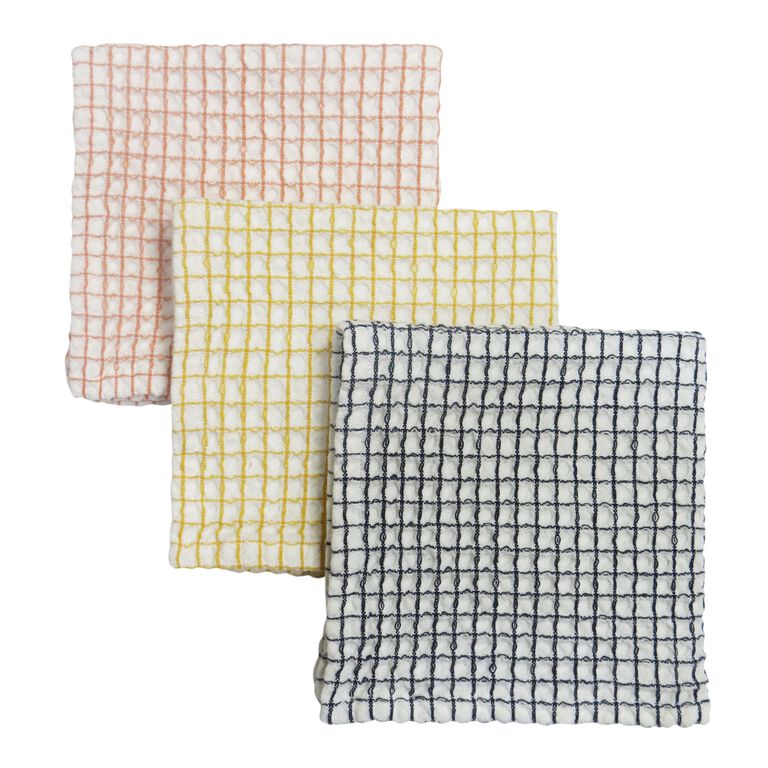 [big Save!]Cleaning Cloth Dish Cloths Dish Rags for Washing Dishes, Absorbent Kitchen Dish Towel, Waffle Weaven Kitchen Dishes Washcloths 16.5 inch x