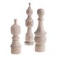 CRAFT Whitewash Hand Carved Wood Pillar Decor Collection image number 0