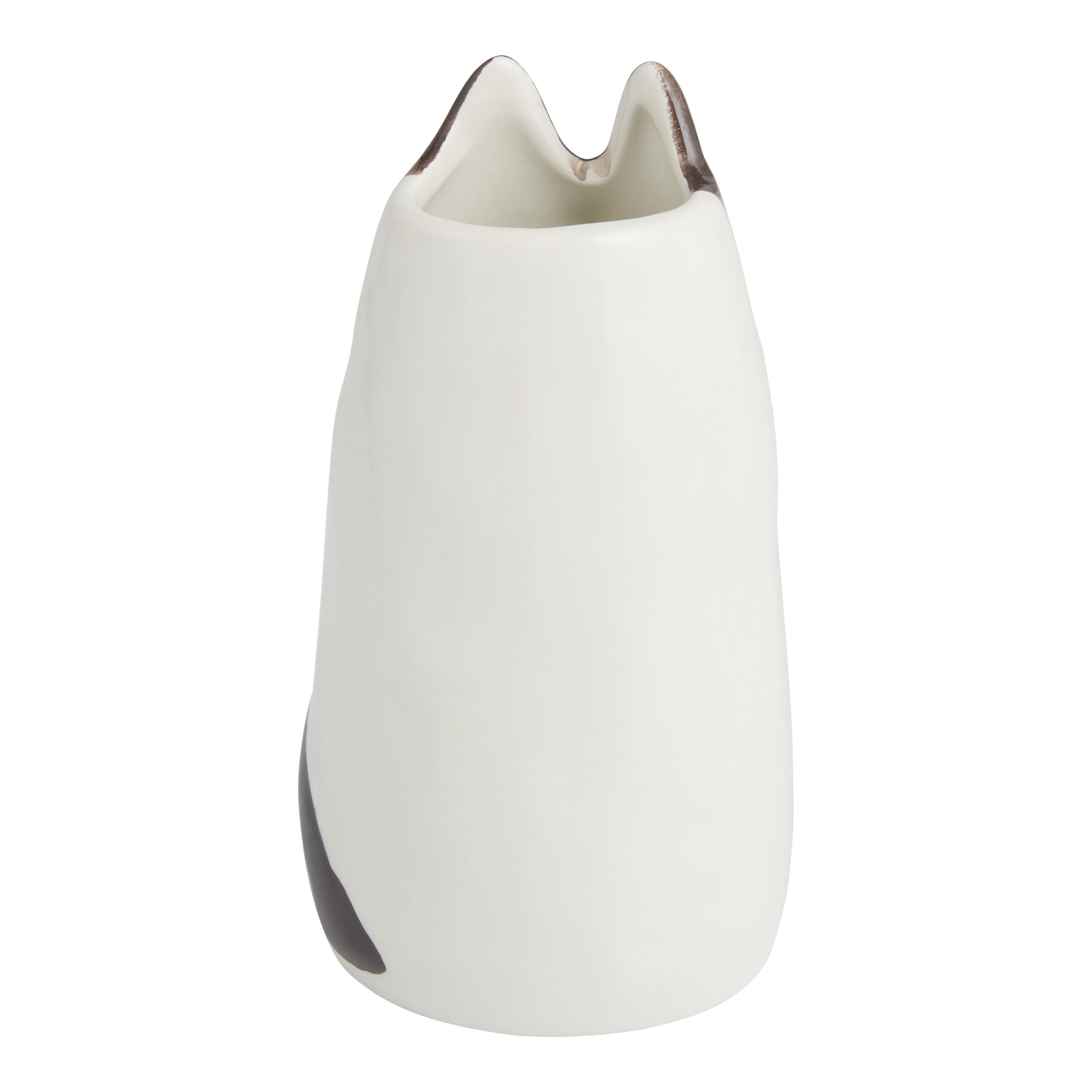 Ceramic Cat Shaped Bud Vase image number 1