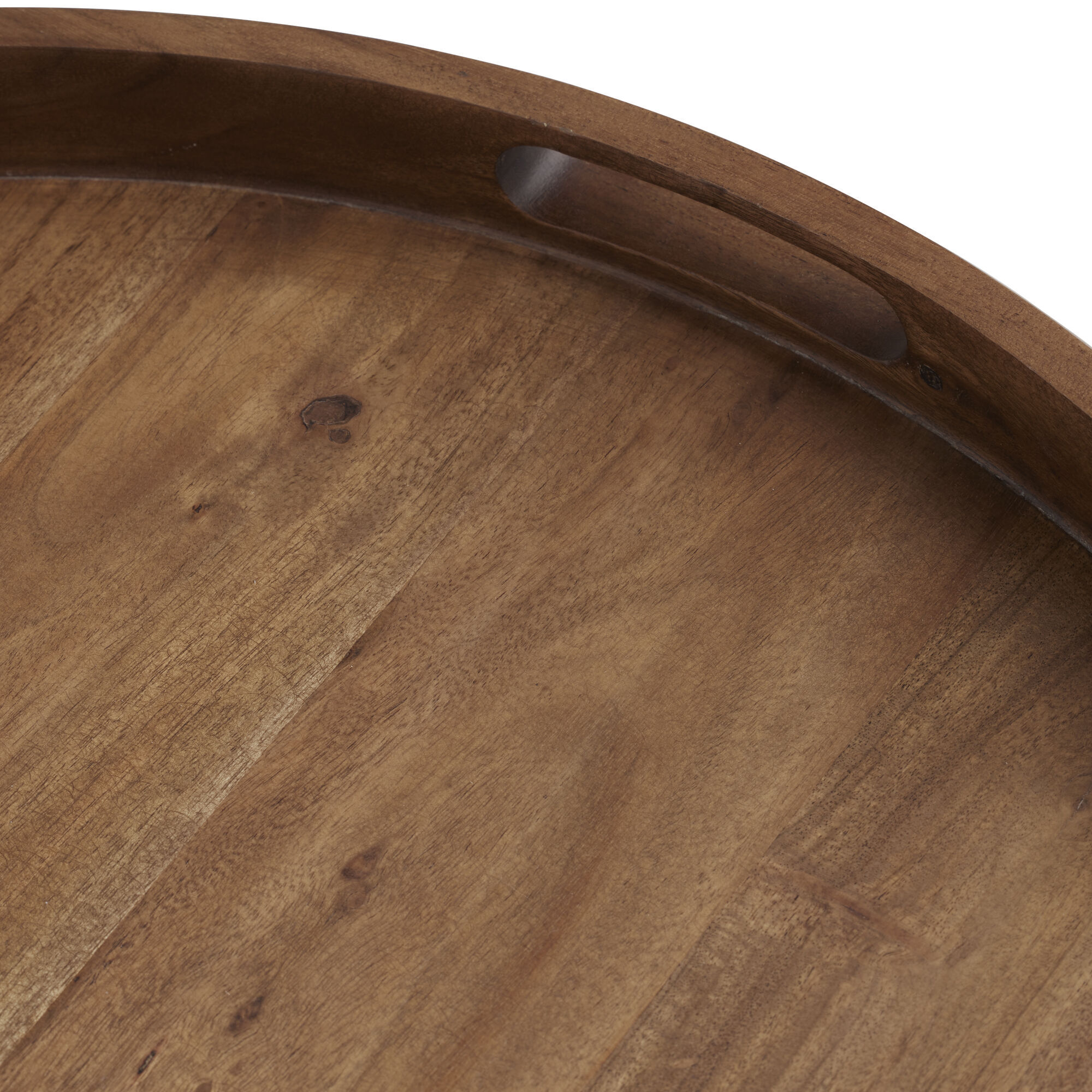 24 inch shop round ottoman tray
