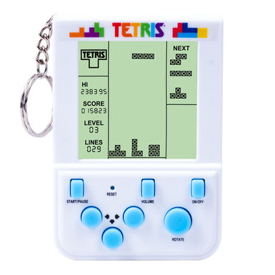 Tetris Retro Keyring Arcade Game Tetris Retro Keyring Arcade Game