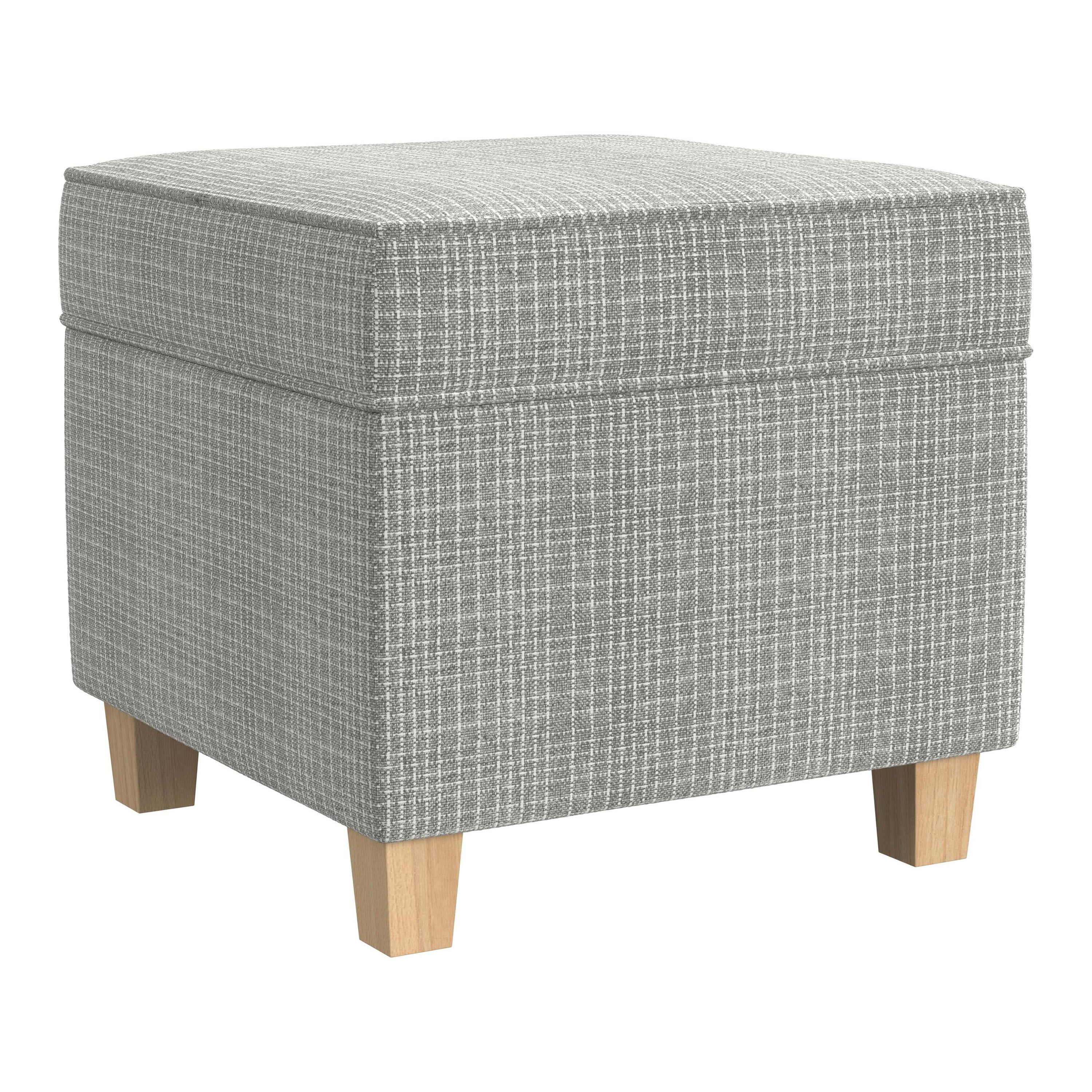 Ruth Square Upholstered Storage Ottoman image number 0