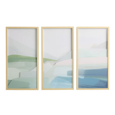 Brush Stroke Landscape by Leah Straatsma Wall Art 3 Piece Brush Stroke Landscape by Leah Straatsma Wall Art 3 Piece