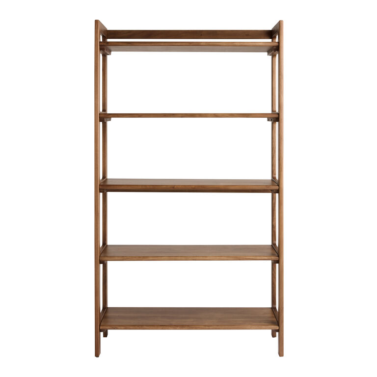 Dane Acacia Wood Mid Century Modular Bookshelf image number 3