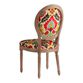 Paige Print Round Back Upholstered Dining Chair Set Of 2 image number 2