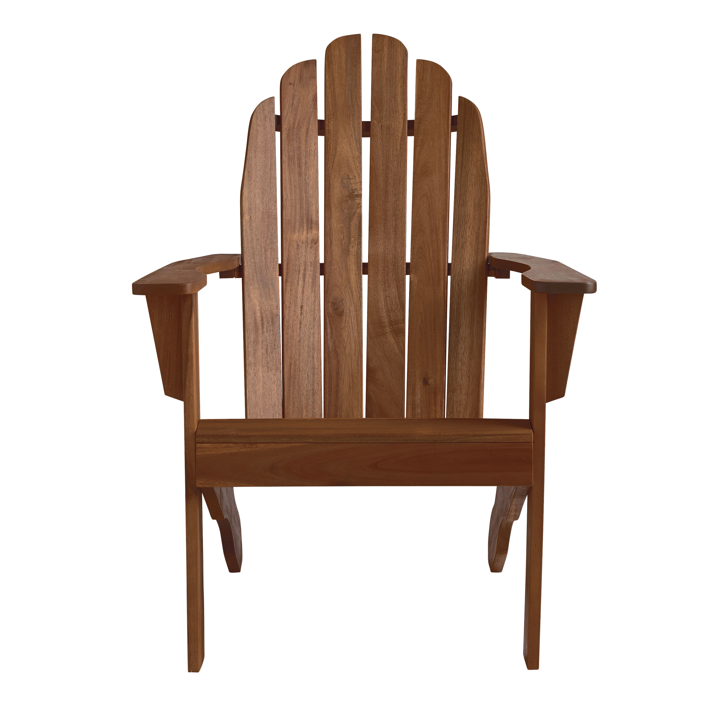 Slatted Wood Adirondack Chair World Market