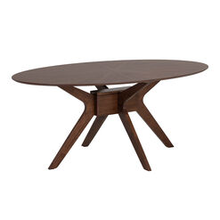 Akira Oval Wood Starburst Dining Table