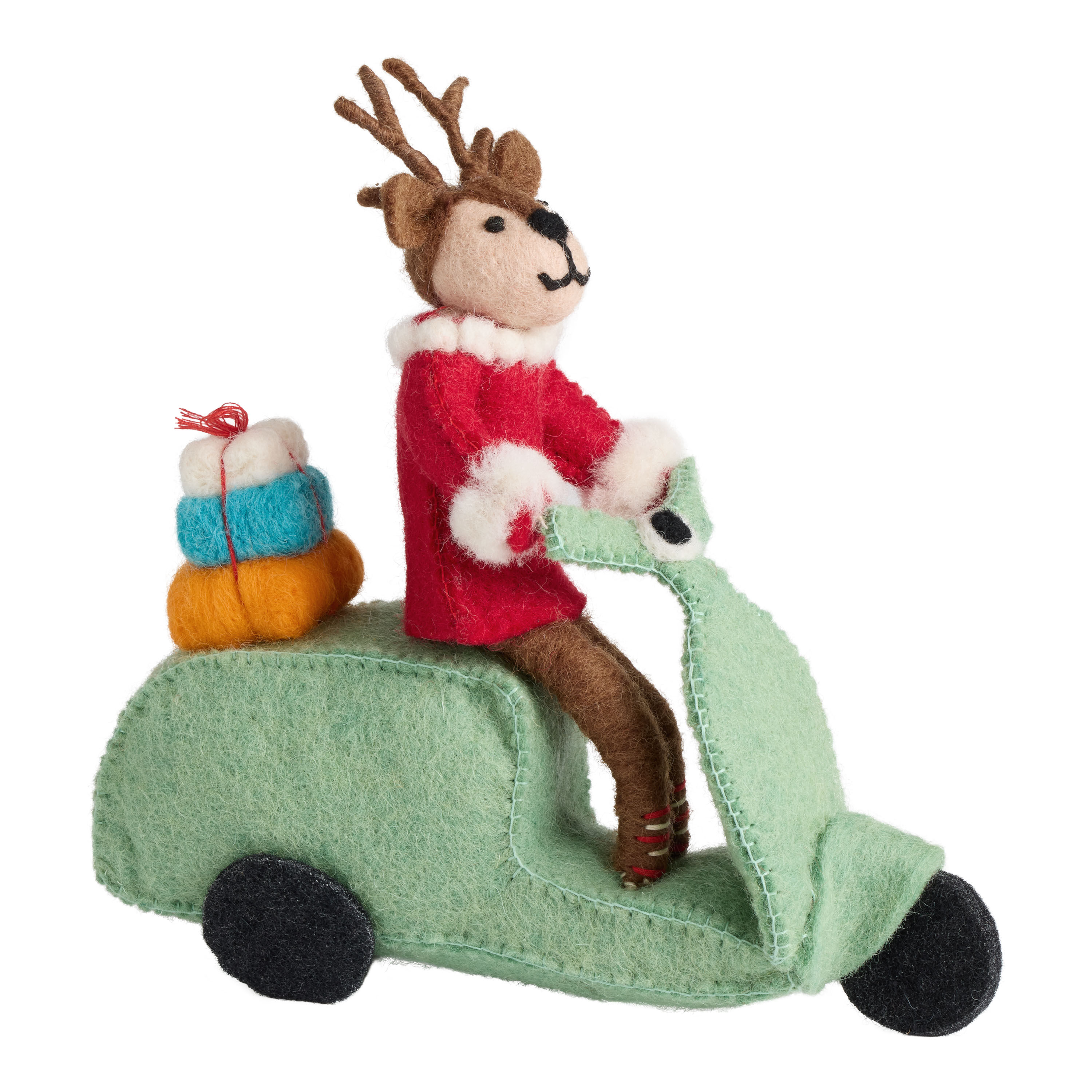 Wool Scooter Reindeer Decor image number 1