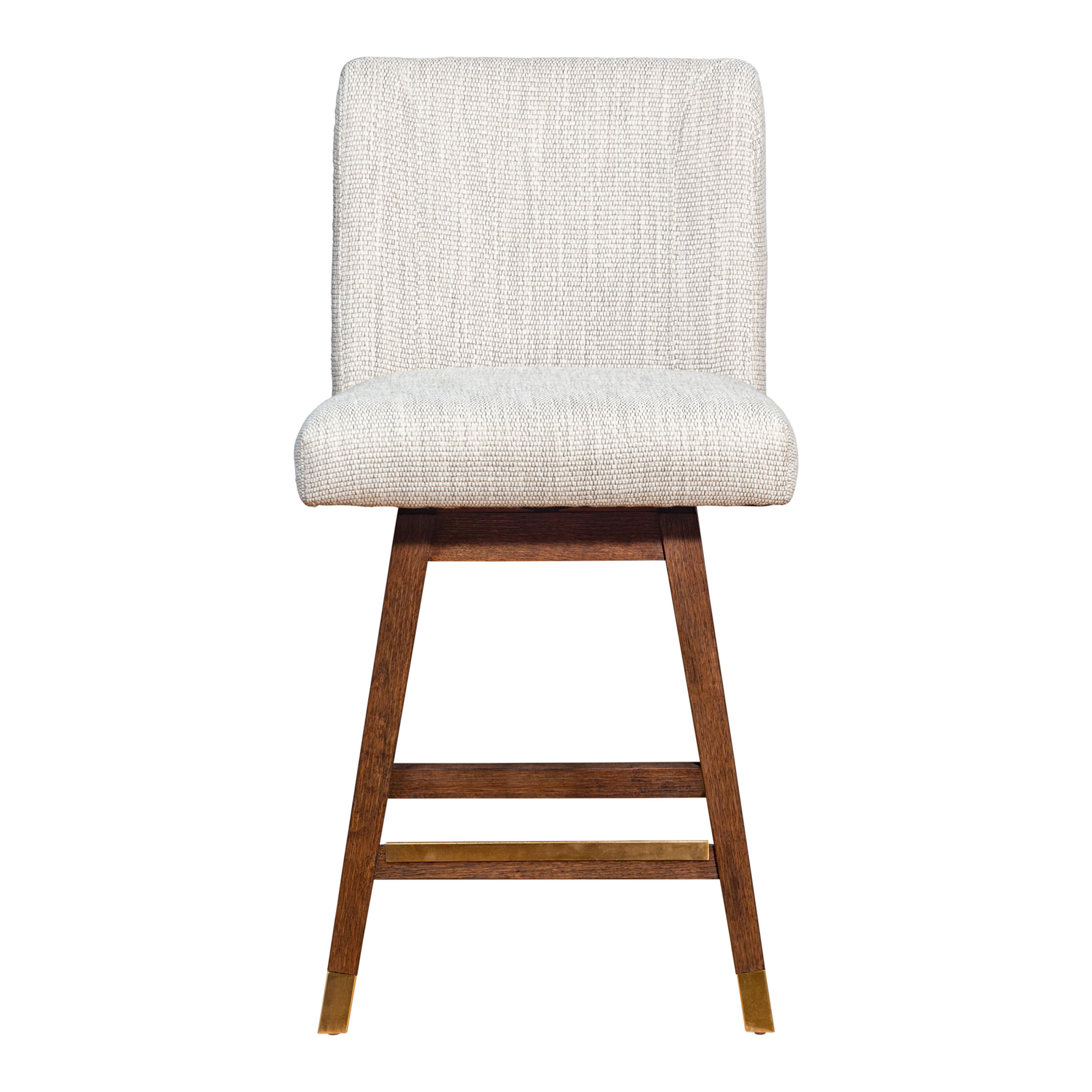 Belinda Upholstered Swivel Counter Stool image number 2