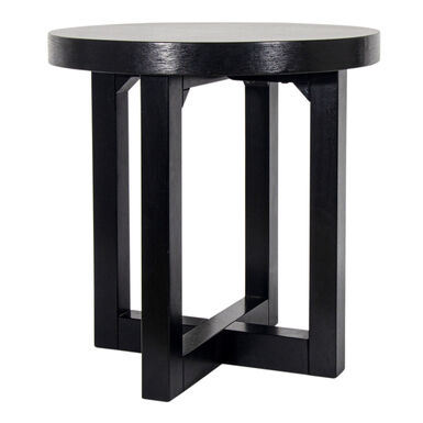 Astell Round Wood X Base End Table Astell Round Wood X Base End Table