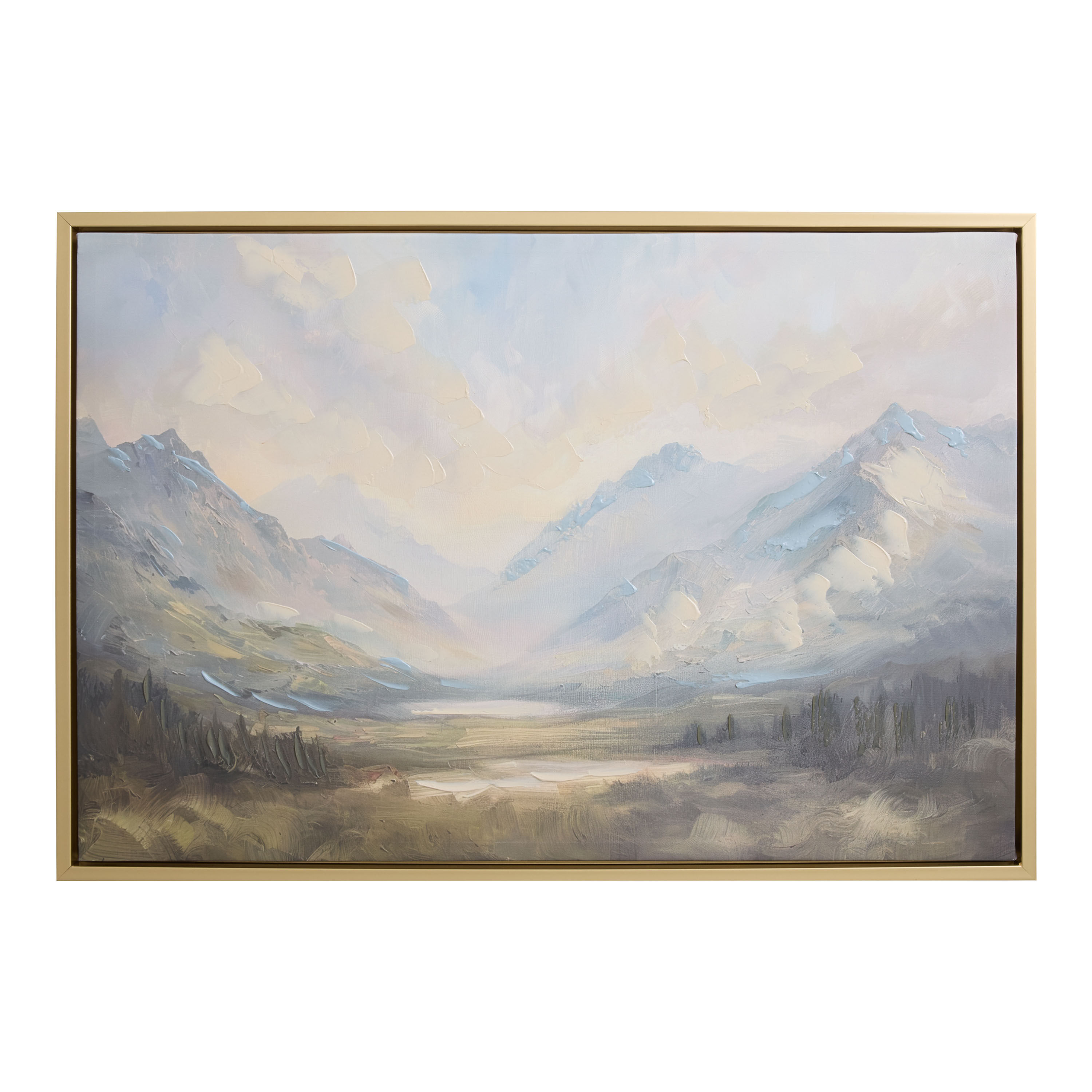Ray of Light Landscape Framed Canvas Wall Art