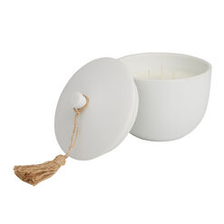 Jute Tassel 3 Wick Scented Candle Collection