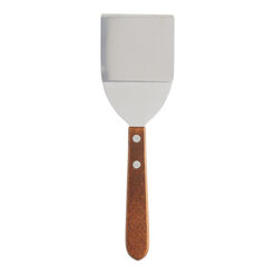 Mini Stainless Steel and Wood Cookie Spatula