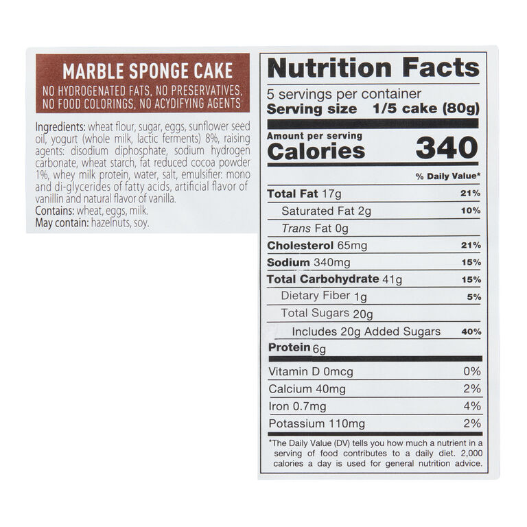 Ciambella Marble Sponge Cake image number 2