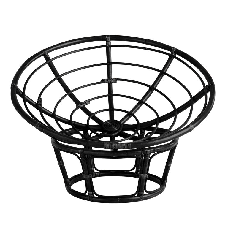 Papasan Chair Frame and Sherpa Cushion Collection image number 7