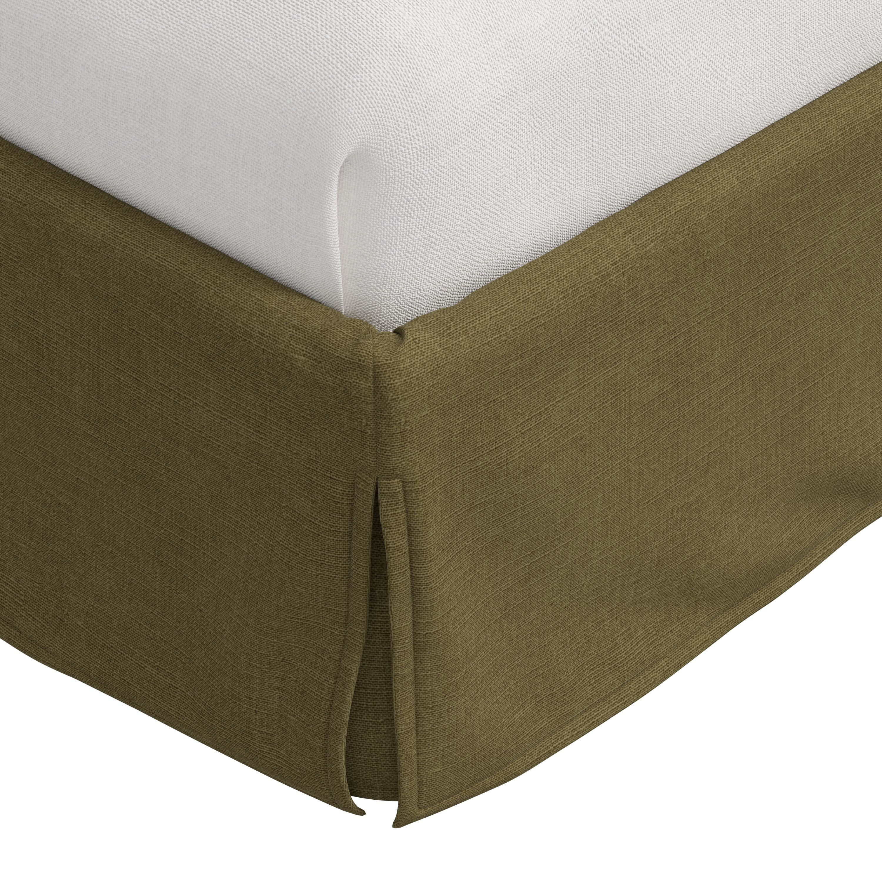 Soraya Linen Slipcover Upholstered Platform Bed image number 3