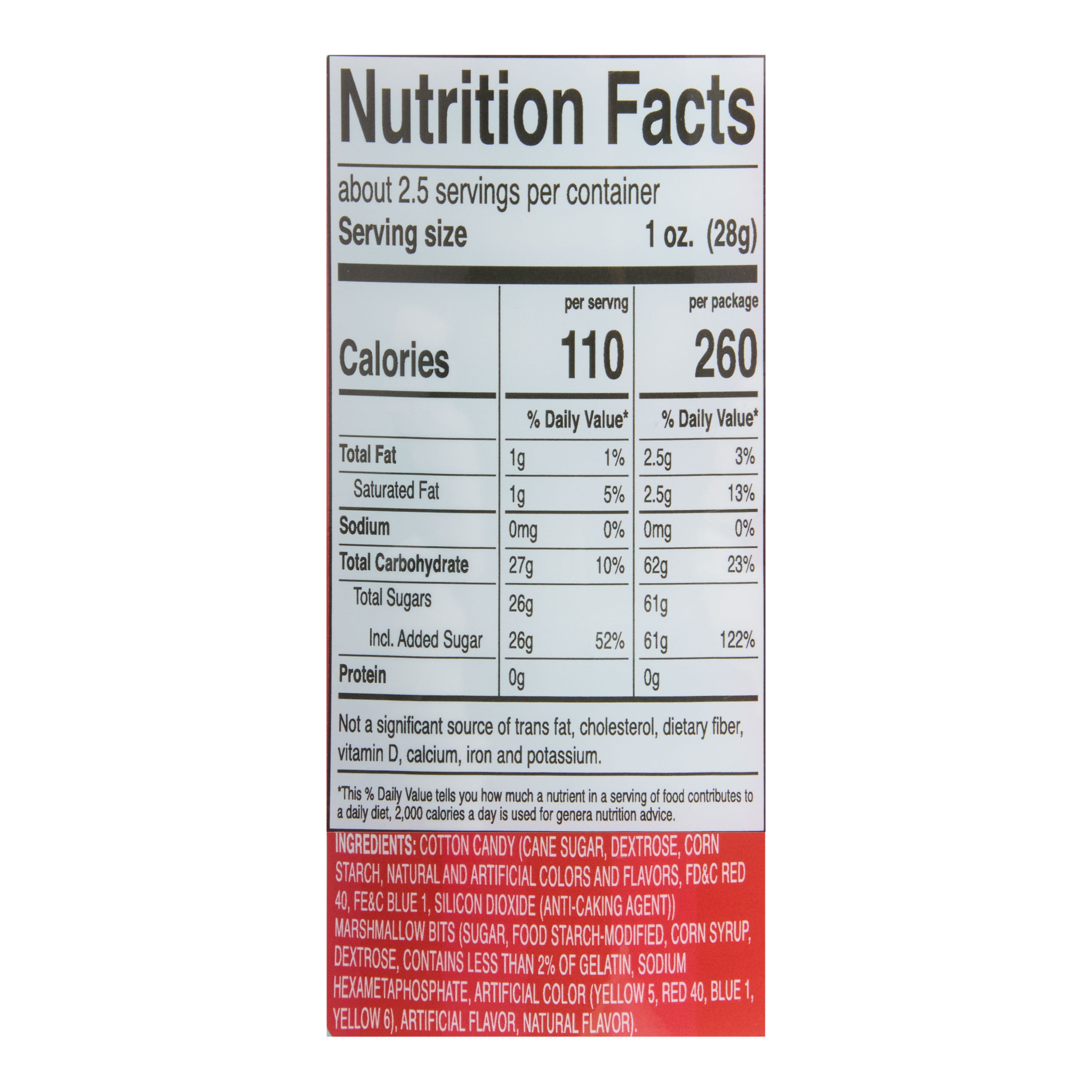 Rudolph the Red-Nosed Reindeer Cotton Candy Tub image number 1