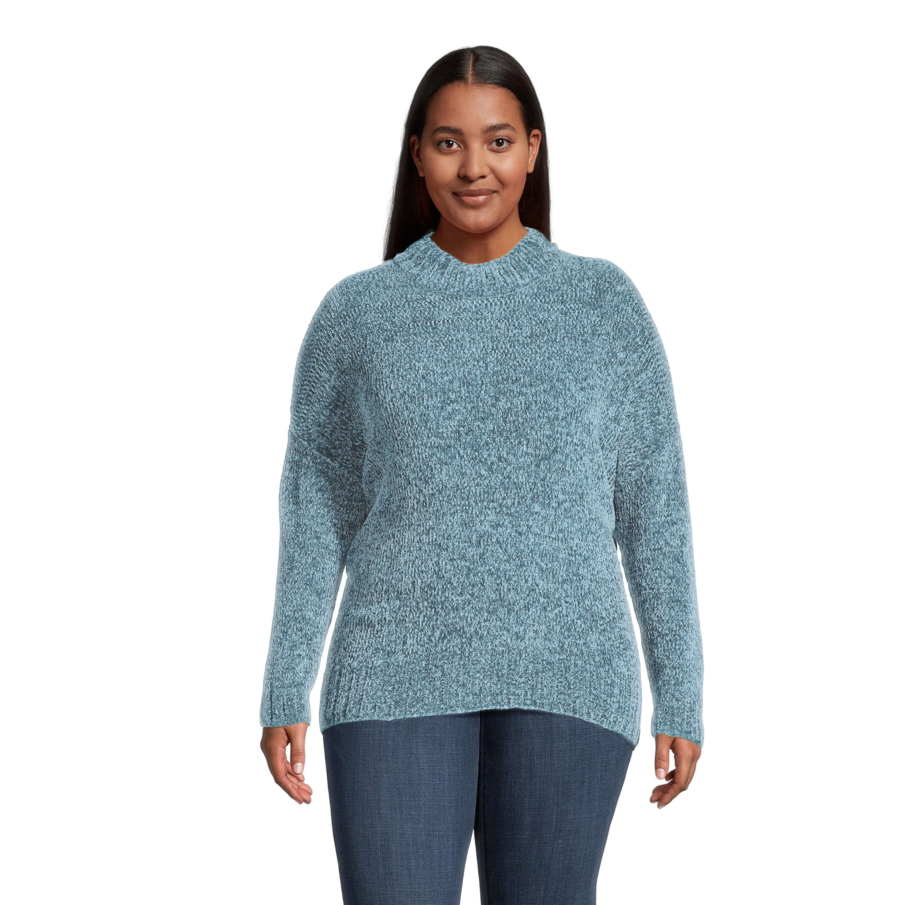 Sky blue sweater women sale
