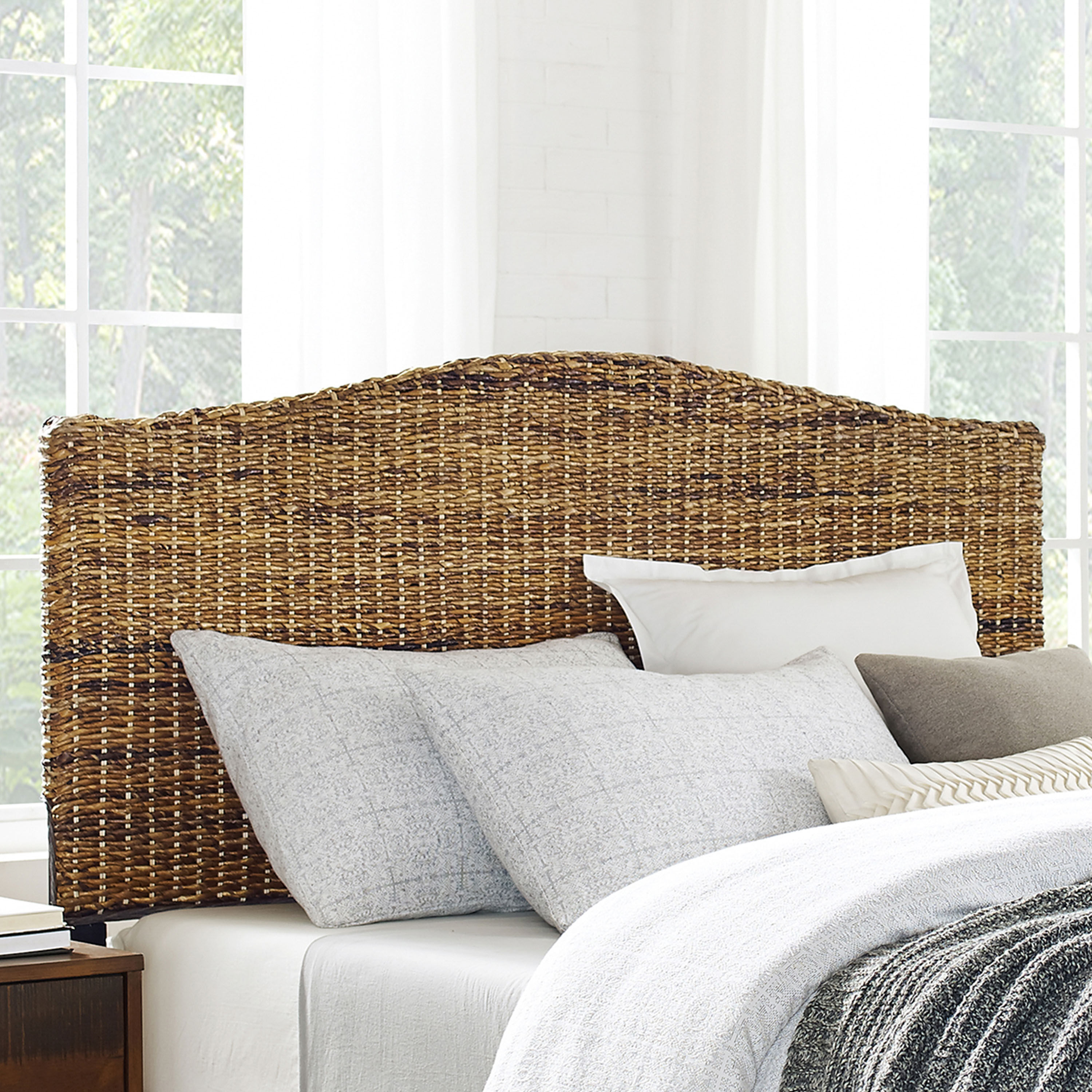 Natural sales fiber headboard