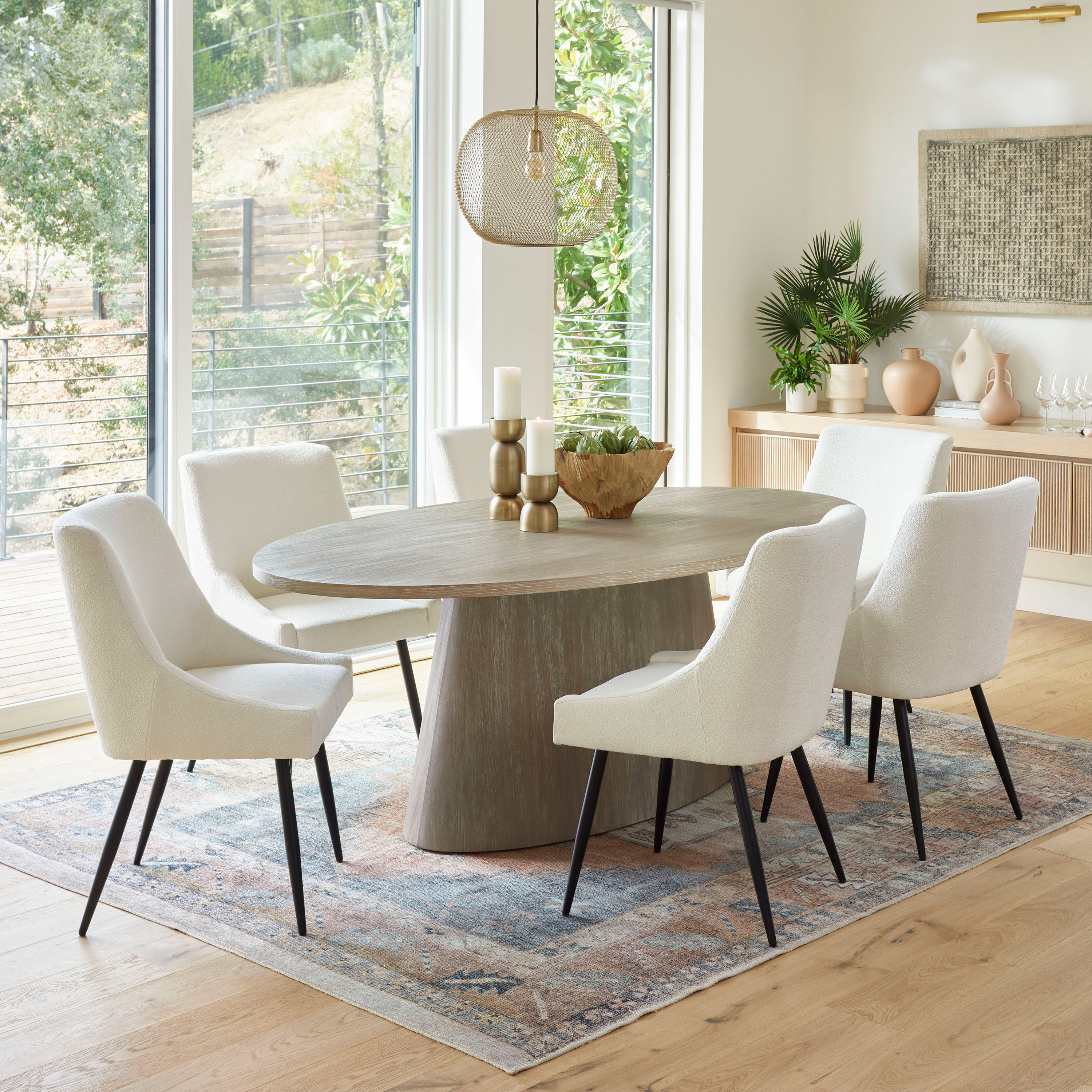 World market pedestal dining shop table