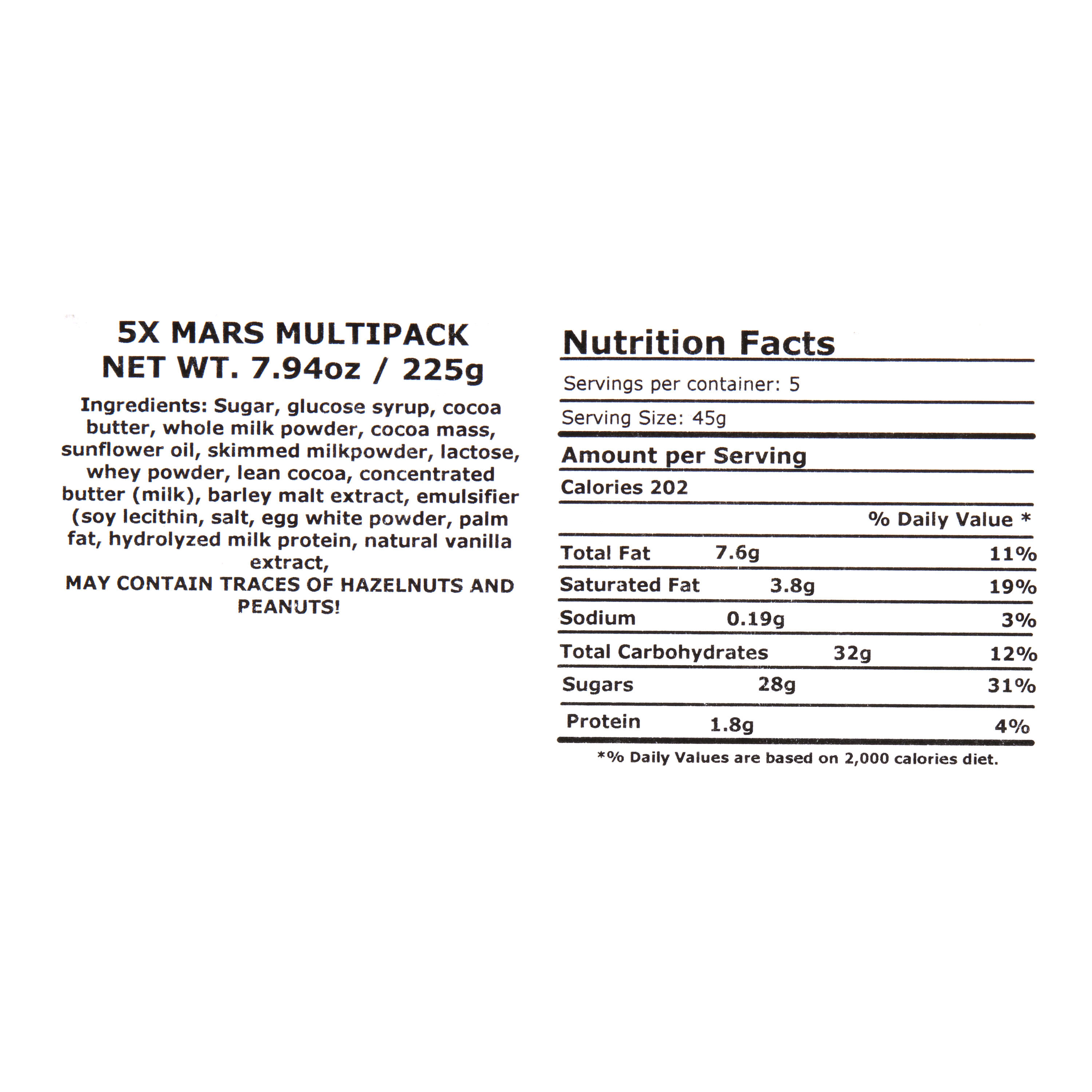 Mars Milk Chocolate Bars 5 Pack World Market