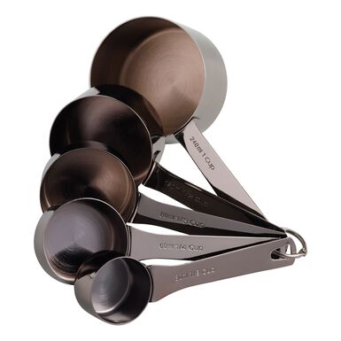 Graphite Gray Stainless Steel Nesting Measuring Cups Graphite Gray Stainless Steel Nesting Measuring Cups