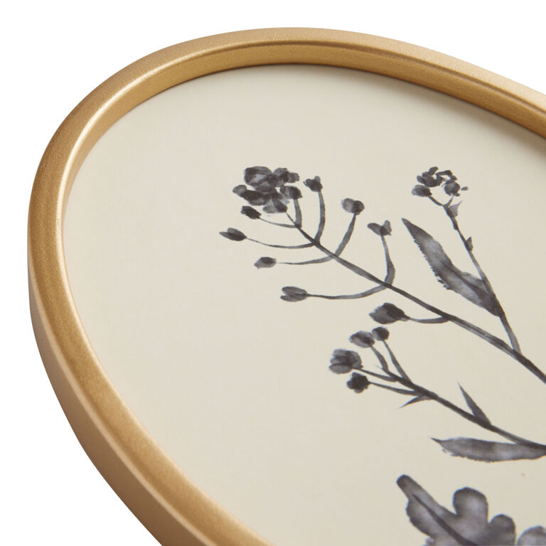 Blue Oval Botanicals by Dan Hobday Framed Wall Art 2 Piece image number 3