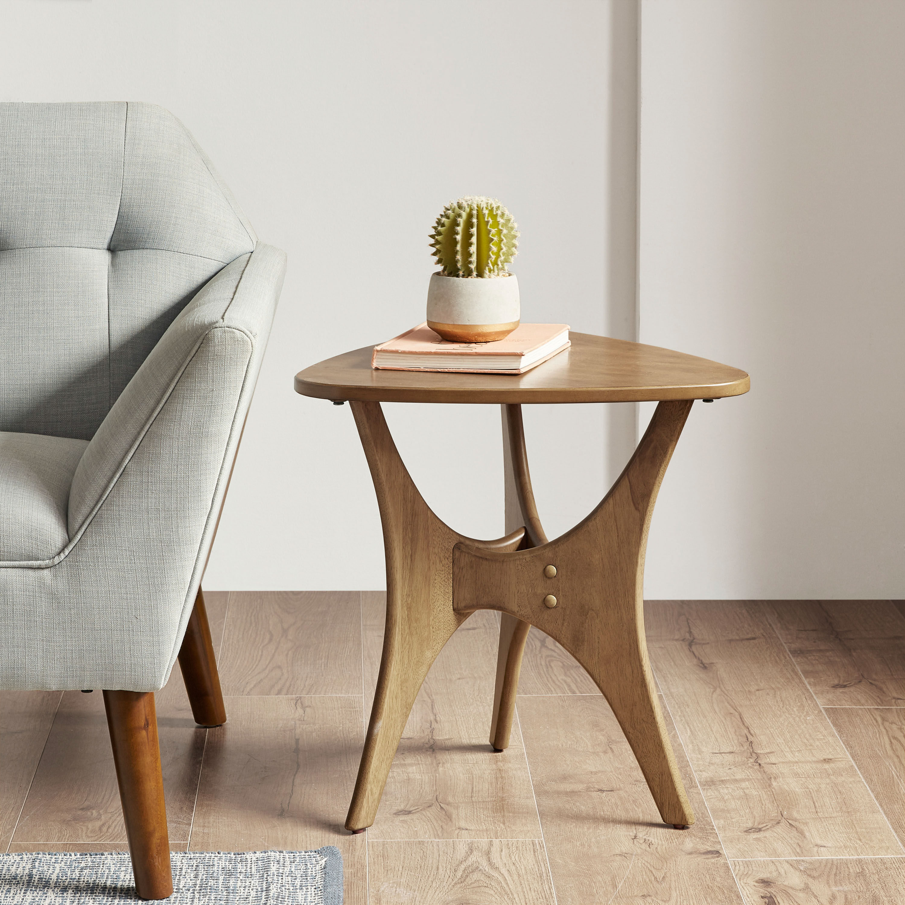 Light colored sales wood end tables