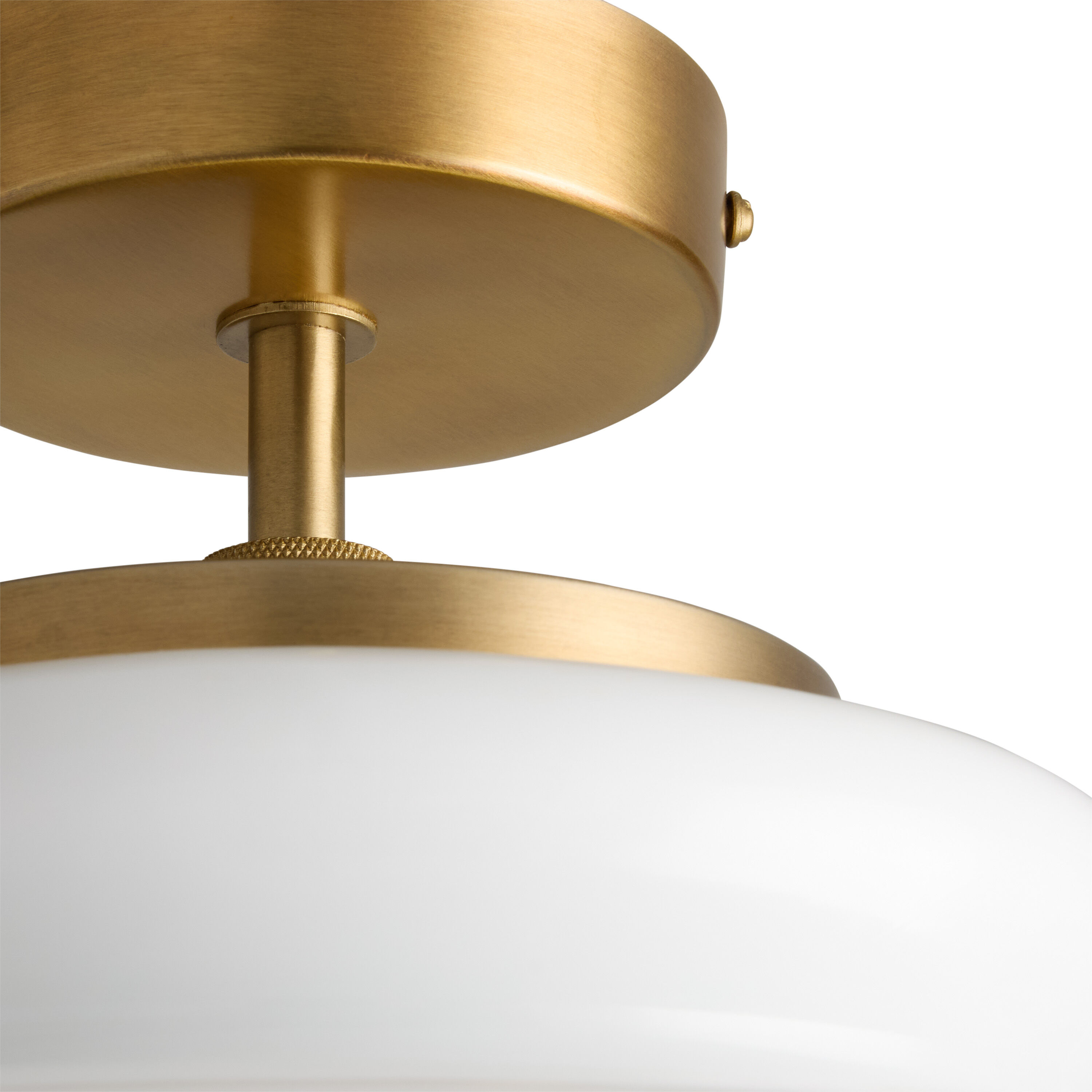 White semi flush ceiling light on sale