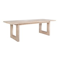 Blythe Extra Long Whitewash Reclaimed Pine Dining Table